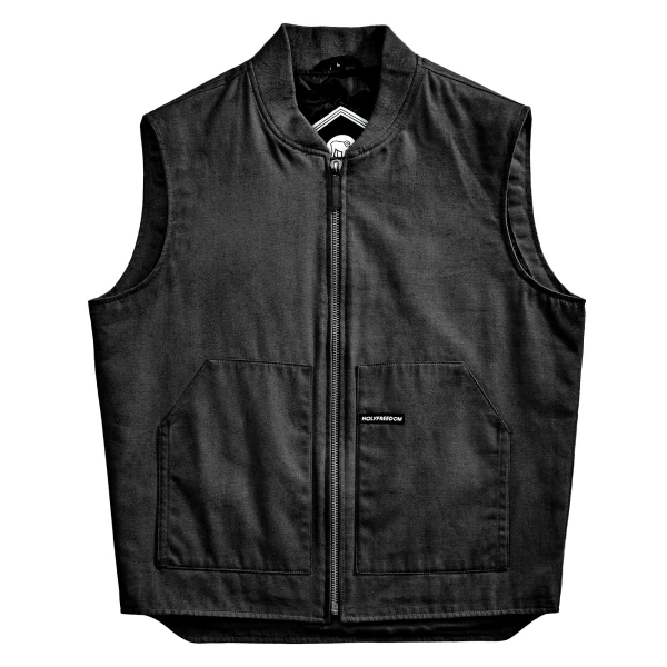 GILET WORKER BLACK